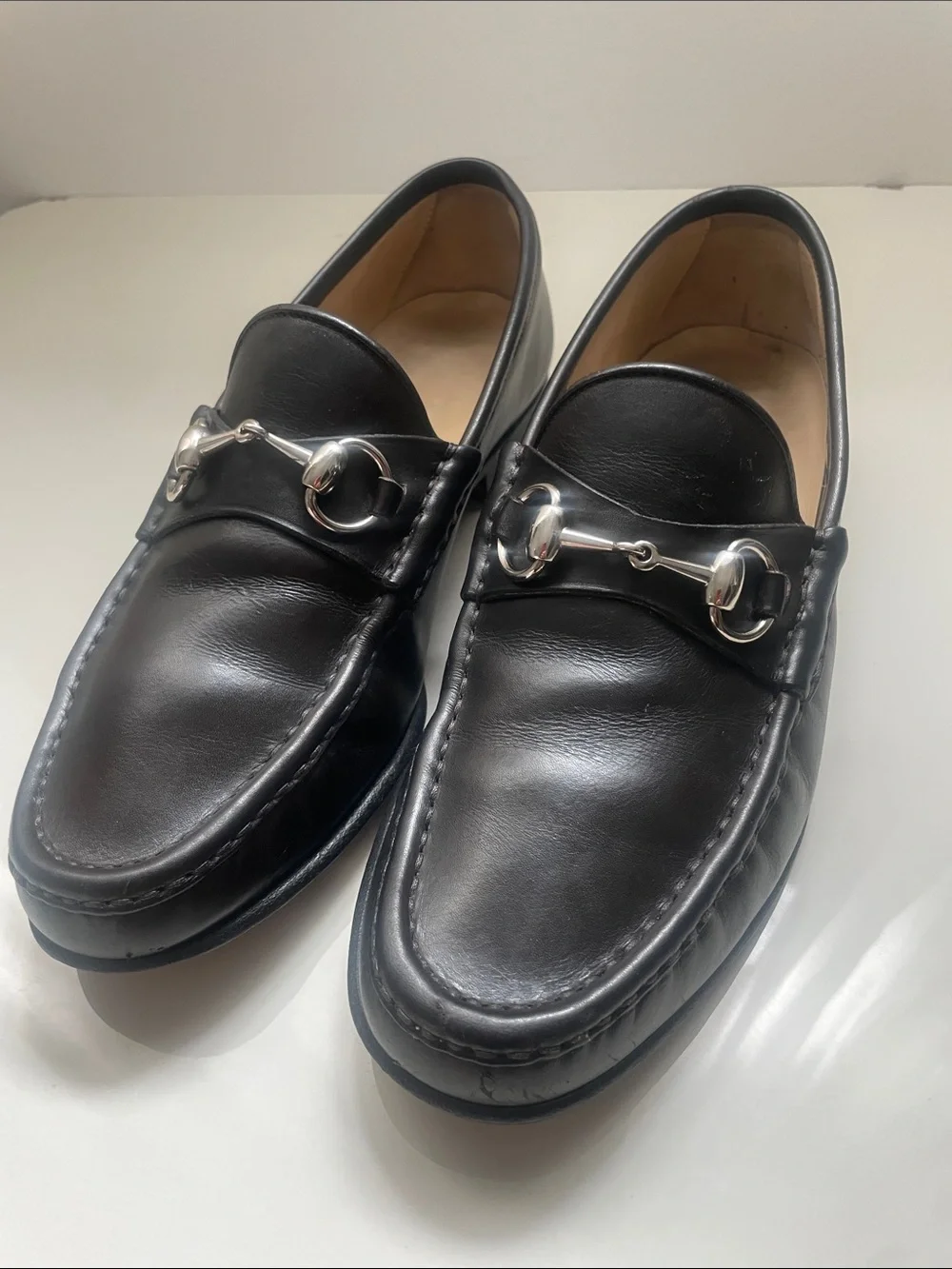 Gucci Dark Brown Leather Horsebit Loafers